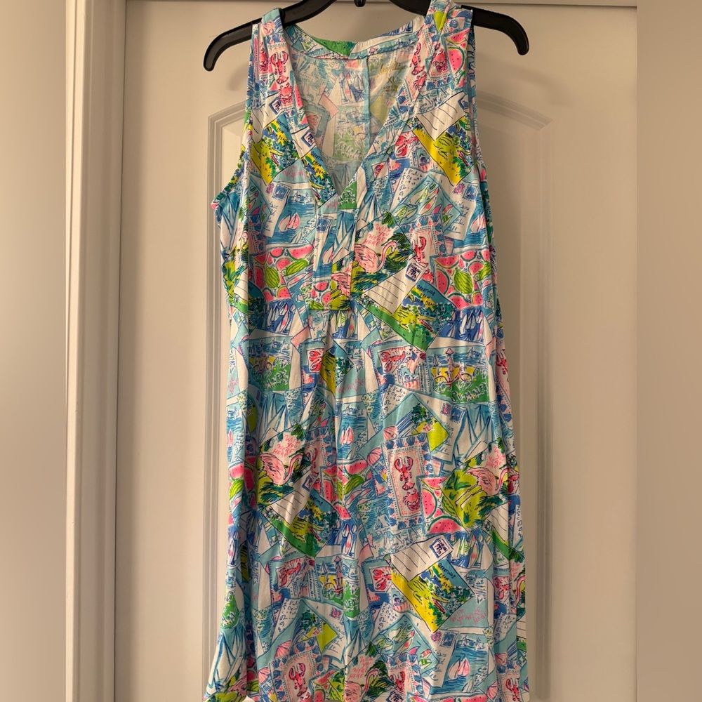 Lilly Pulitzer Postcard Sleeveless Dress